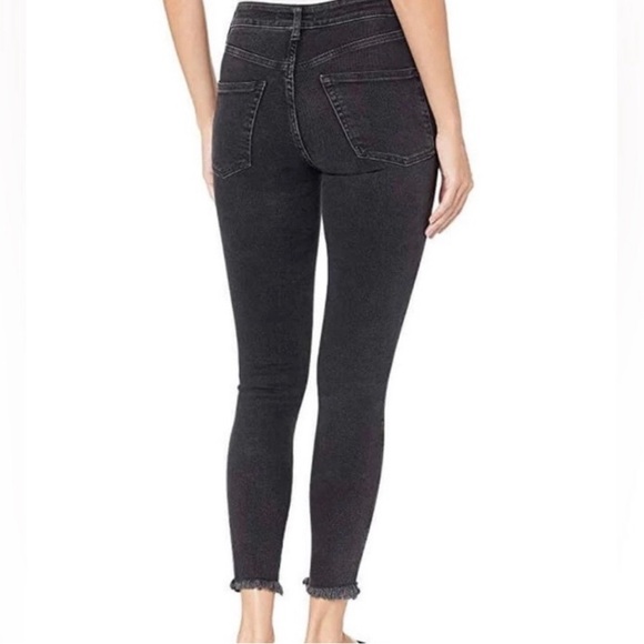 NWOT Free People High Waisted Cropped Jeggings - Picture 2 of 6